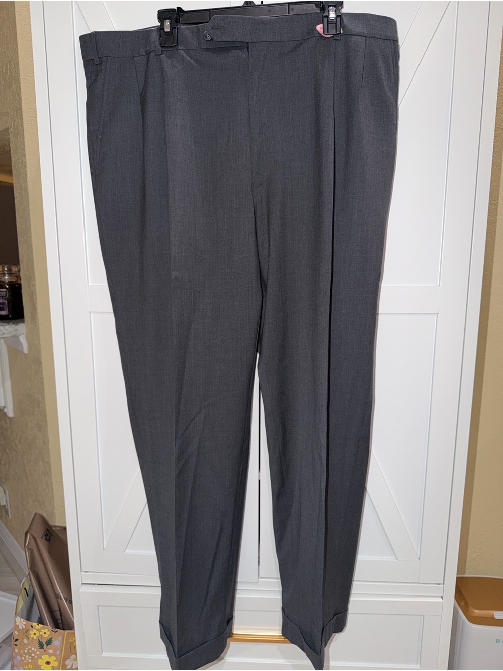 Family Britches Custom Tailored Charcoal Grey Dress Trousers